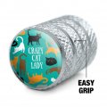 Crazy Cat Lady Teal Orange Black Brown Tire Rim Wheel Aluminum Valve Stem Caps