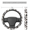 Doginthehole 15 Inch Steering Wheel Cover For Cars Dachshund Print Automotive Covers Car Interior Accessories Men And Women It