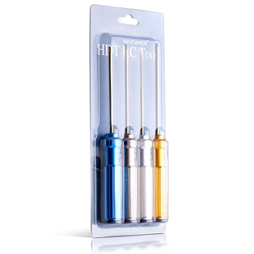 Neewer Titanium Nitride Tini Hex Driver Wrench Set of 4 3mm for sale online
