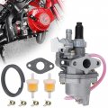 Pz13 Carburetor 13mm Carb With Fuel Filter Line And Gasket For 47cc 49cc 2 Stroke Mta1 Mta2 Mini Kids Pit Pocket Quad Dirt Bike 