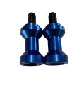 Pro-tek Blue Swing Arm Spools For Kawasaki Z1000 Z-1000 2003 2004 2005 2006 2007 2008 Z 1000 Spool Sliders 10mm Blue 