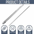 Alveytech 40 X 1 Steel Axle Rod With To 3 Step-down 46 Fine Thread 1 4 Keyed Shaft For Electric Gas Atv Go-kart Quad Cart