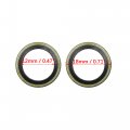 X Autohaux 20pcs Engine Oil Crush Washers Drain Plug Gaskets 12mm Id 18mm Od Bronze Tone For Car