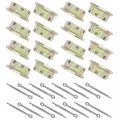 Caltric Front And Rear Wheel Castle Nut Compatible With Arctic Cat Wildcat Trail 700 2014-2015 16x