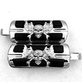 Hk Moto- Wing Skull Zombie Shape Foot Pegs Fits Most Models With H-d Male Mount-style Footpeg Supports See Description For