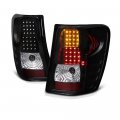 Black Housing Led Tail Light Lamp Assembly For 1999-2004 Jeep Grand Cherokee Driver Passenger Side 