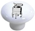 Set Of 2 Wringer Washing Machine Laundry Ceramic Cabinet Drawer Knobs 