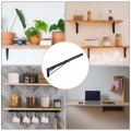 Uxcell 2 Pcs Folding Shelf Brackets 18 Inch Iron Collapsible L Bracket Wall Mounted For Table Work Bench Black