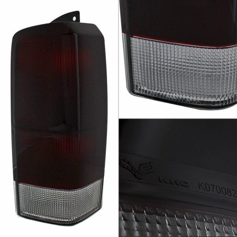 Xtune For Jeep Cherokee 1997-2001 Tail Lights Pair Red Smoked Alt-jh-jc97-oe-rsm 