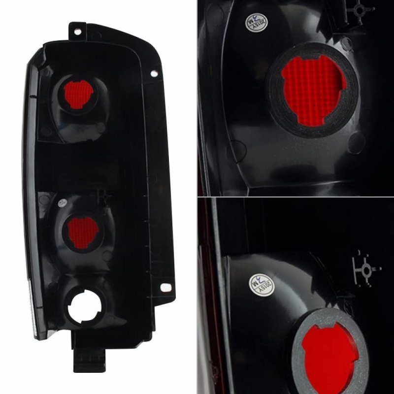 Xtune For Jeep Cherokee 1997-2001 Tail Lights Pair Red Smoked Alt-jh-jc97-oe-rsm 