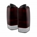 Xtune For Jeep Cherokee 1997-2001 Tail Lights Pair Red Smoked Alt-jh-jc97-oe-rsm  