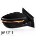 Auto Dynasty Ni1321283 Factory Style Passenger Right Side Mirror Manual Folding Power Adjust Turn Signal Compatible With Murano