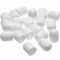 Outus 20 Pack Tyre Valve Dust Caps For Car Motorbike Trucks Bike Bicycle White 