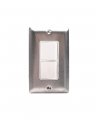 Innova Efswps Single Duplex Switch Wall Plate And Gang Box 20 Amp Per Pole Finish Color Silver 