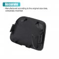 Uxcell 1 Pair Front Left Right Bumper Tow Hook Cover For Toyota Prius V 2015-2017 Eye Cap No 52128-47040 52127-47060 Black