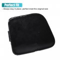 Uxcell 1 Pair Front Left Right Bumper Tow Hook Cover For Toyota Prius V 2015-2017 Eye Cap No 52128-47040 52127-47060 Black