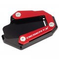 Modeer For Ducati Desert X 2022-2023 Motorcycle Cnc Support Extension Plate Kickstand Side Stand Pad Desertx Desert-x