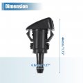 Uxcell Windshield Washer Nozzle For Toyota Fj Cruiser 2007-2014 Sequoia 2005-2007 Sprayer Replaces No 85381-34030
