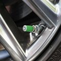 Speckled Trout Fishing Valve Stem Caps For Tire Rim Wheel Aluminum Green