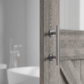 Smartstandard 10 Inch Sliding Barn Door Handle Pull And Flush Hardware Set Stainless Steel Large Rustic Two-side Design Round 