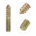 Uxcell 3 8-16x2 Hanger Bolts 8pcs Double Ended Screws Wood Dowel For Furniture
