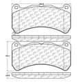 Stoptech 104 13650 Brake Pad Semi-metallic 