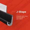Trim-lok Drip Rail White 1 2a Height 25a Length A Pvc Plastic Rain Gutter For Cars Vans And Rvs Easy To Install Flexible