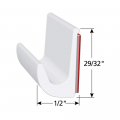 Trim-lok Drip Rail White 1 2a Height 25a Length A Pvc Plastic Rain Gutter For Cars Vans And Rvs Easy To Install Flexible