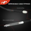 A-premium Rear Driver And Passenger Side Parking Brake Cable Assembly Compatible With Chevrolet Gmc Models Express 3500 2012