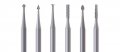 Dtacke 6pcs Tungsten Steel Olive Kernel Engraving Knife With Plastic Box For Wood Carvings Lvory Carving Tools Set