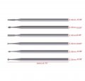 Dtacke 6pcs Tungsten Steel Olive Kernel Engraving Knife With Plastic Box For Wood Carvings Lvory Carving Tools Set