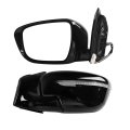 Driver Side Mirror Black For 15-24 Nissan Murano 9pins 