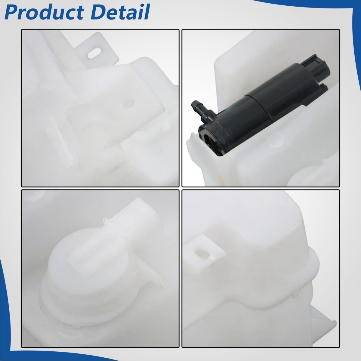 Windshield Washer Fluid Reservoir Tank Assembly With Pump Sensor Replacement For Maxima 2009-2014 Altima 2007-2013 Ni1288144