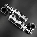 Eagle Hawk Shape 1 1-1 4 Highway Stiletto 4475 Foot Pegs Clamps For Goldwing Gl1800 1500 1100 1200 Chrome Body Black Rubber 