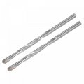 7mm Cutting Dia Cemented Carbide Twist Extra Long Drill Bit With Round Straight Shank For Hardened Steel Stainless 150mm Length 