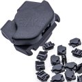 25pcs Fender Liner Moulding Clips For Nissan Infiniti Black Nylon Clip On Rectangular Flat Head Fasteners Replaces 01553-0523 