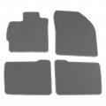 Freemotor802 For 2010-2015 Toyota Prius Floor Mat Factory Fitment Grey Nylon Front Rear Car Mats Liner Carpets Replacement 4pc 