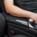 Carbon Fiber Center Console Armrest Box Protector Cover Panel Trim Interior Accessories Compatible With Mercedes Benz G-class