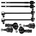 Ocpty New 8-piece Fit For 20060 Mitsubishi Eclipse Galant-2 Front Outer 2 Inner Tie Rod End 2 Stabilizer Sway Bar Link 2 Lower 