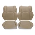 Front Seat Covers For Dodge Ram 1500 2500 3500 4500 5500 2009 2012 Tan Microfiber Leather Replacement Trim Code Gjkt 4 Piece 