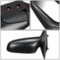 Ni1320120 Factory Style Driver Left Side Mirror Manual Folding Power Adjust For Altima 93-97 Textured Black