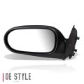 Ni1320120 Factory Style Driver Left Side Mirror Manual Folding Power Adjust For Altima 93-97 Textured Black