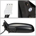 Ni1320120 Factory Style Driver Left Side Mirror Manual Folding Power Adjust For Altima 93-97 Textured Black