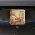 Christmas Holiday Retro Antique Dear Santa Letters Tow Trailer Hitch Cover Plug Insert