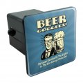 Beer Goggles Eventually Lights In The Bar Always Come On Funny Humor Tow Trailer Hitch Cover Plug Insert