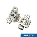 10 Pack Salice 106 Degree Silentia 5 8 Overlay Screw On Soft Close Cabinet Hinge With 3 Cam Adjustment Cup35d9r