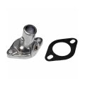 Engine Coolant Thermostat Housing For Gmc Jimmy 1992 1993 1994 Metal Natural Finish 75 Degrees Neck Angle 1 188 In Outside