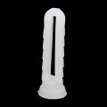 Uxcell 25mm Length Plastic Expansion Bolt Wall Drywall Anchor White 60pcs