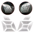 Xtremeamazing Steering Wheel Button Trim Cover Cap Sticker Silver 
