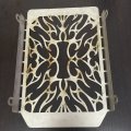 Httmt Mt298-03-tg Flame Radiator Grille Cover Guard Protector Compatible With Kawasaki Vulcan Vn 1500 Stianless Steel